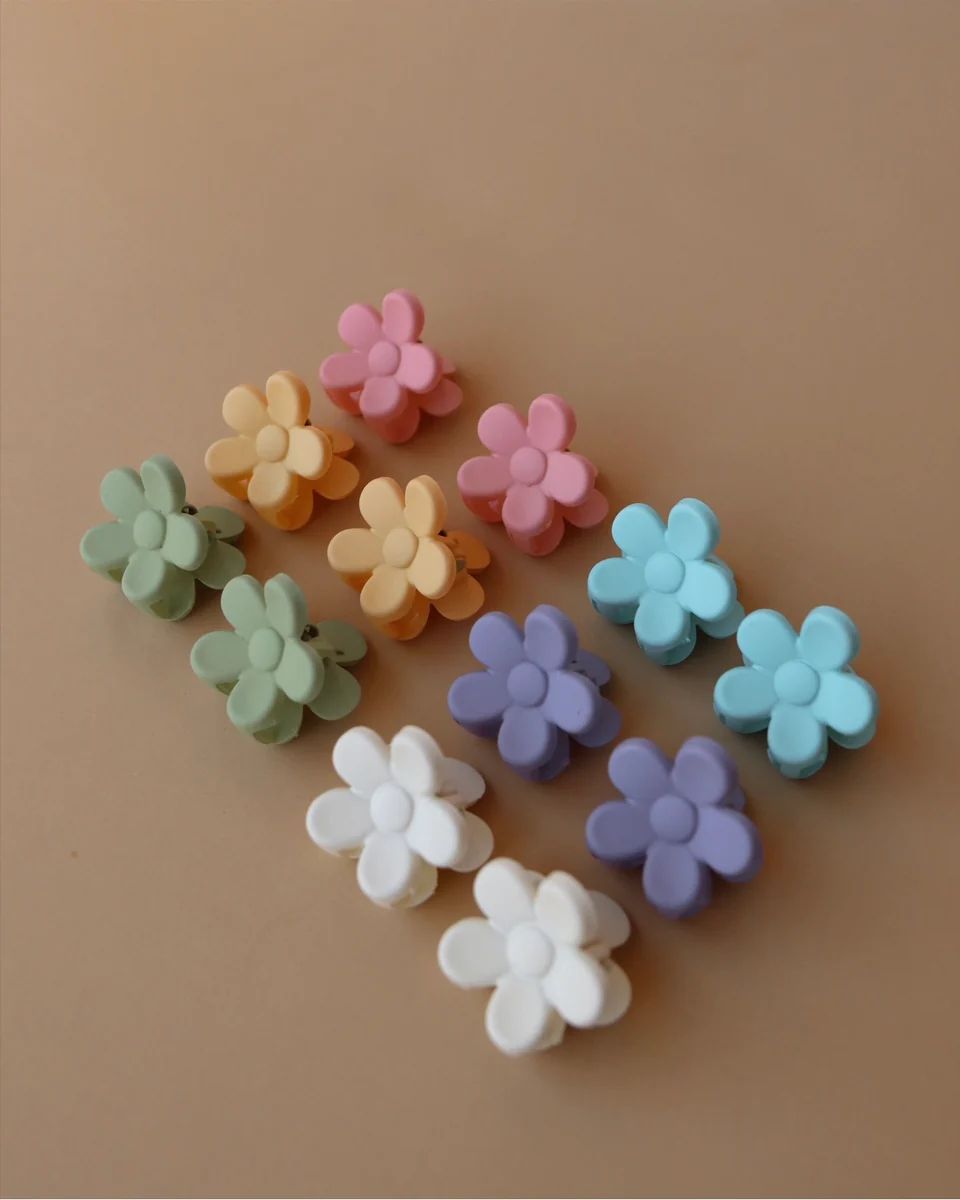 Rainbow Flower Clippies | Lolli Co.