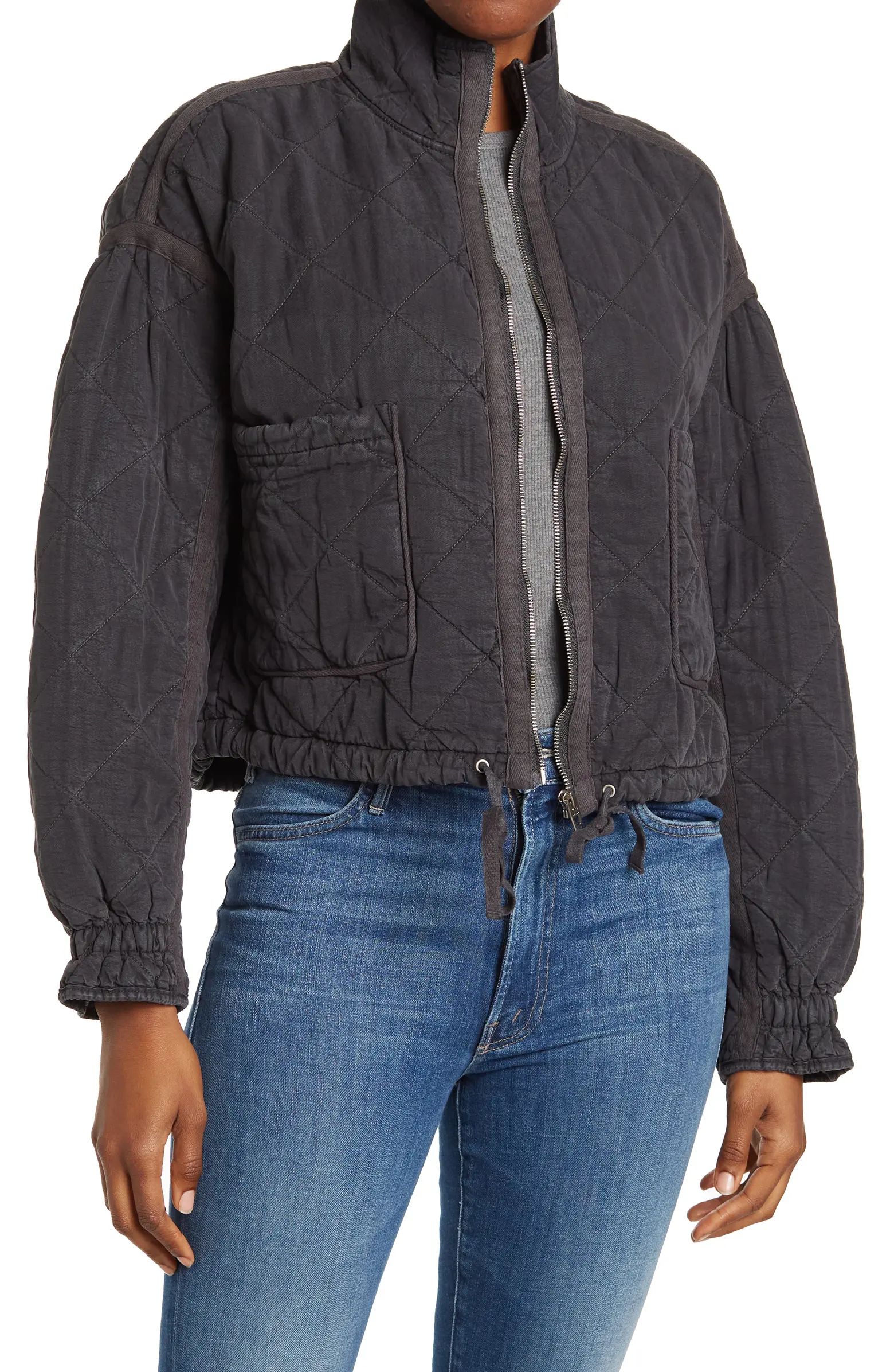 Cropped Quilted Jacket | Nordstrom Rack