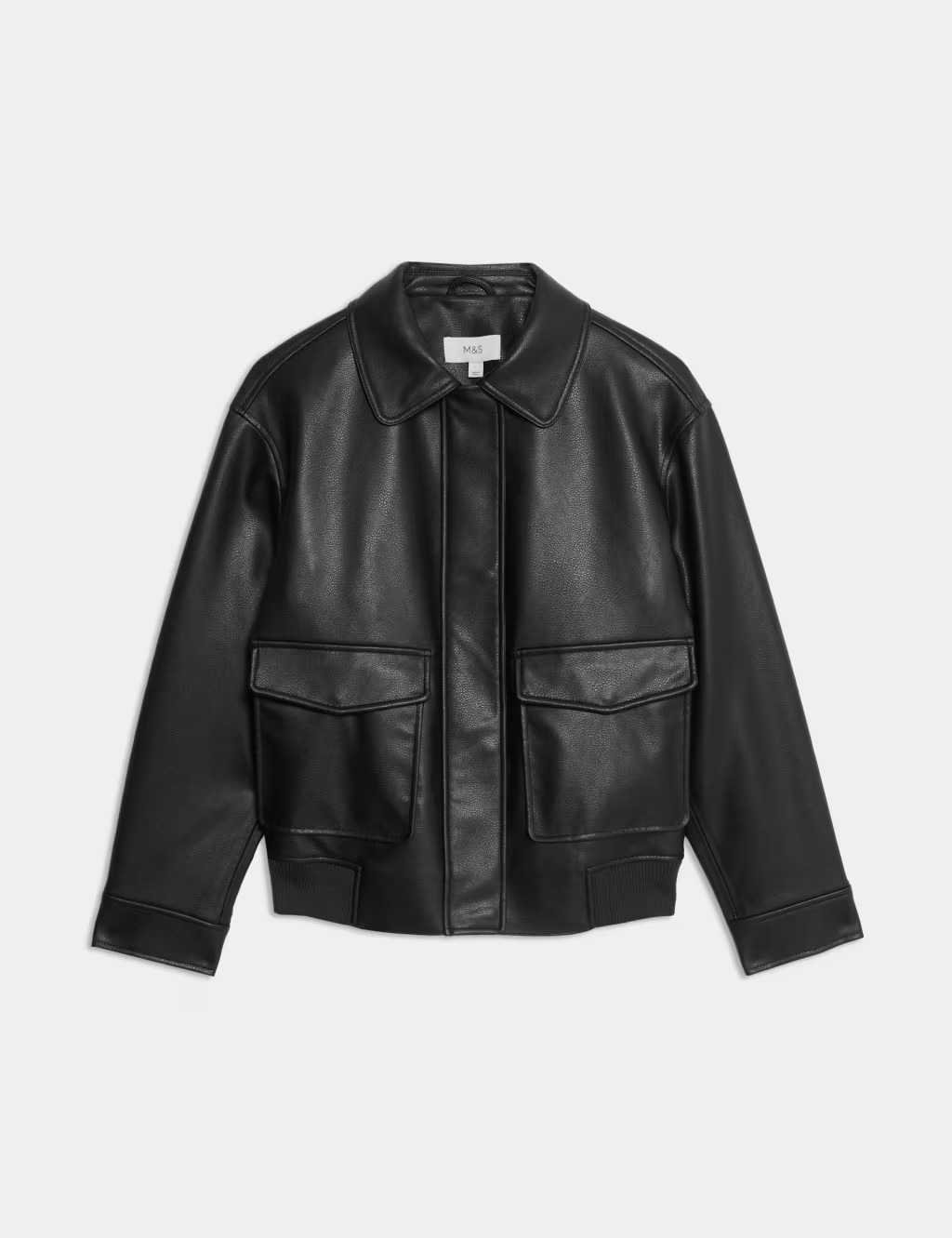 Faux Leather Relaxed Fit Jacket | Marks & Spencer (UK)