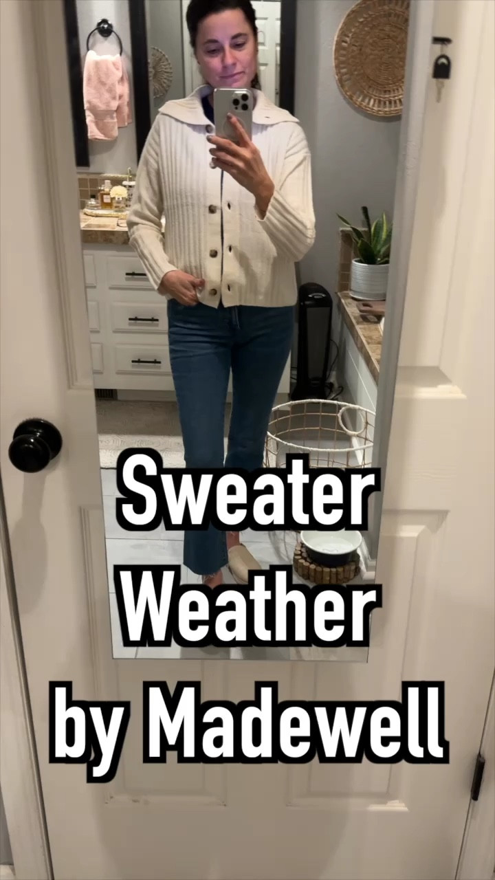 Sweater weather is my absolute favorite!!!  This cardigan runs TTS. I sized up in baby tee and jeans are a bit snug in my true size. Jeans are on sale!!!

#LTKsalealert #LTKstyletip #LTKfindsunder50