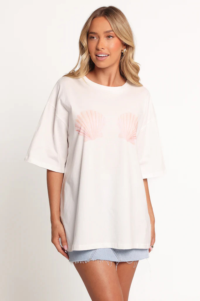 Sammie Graphic Tee - White | Petal & Pup (US)