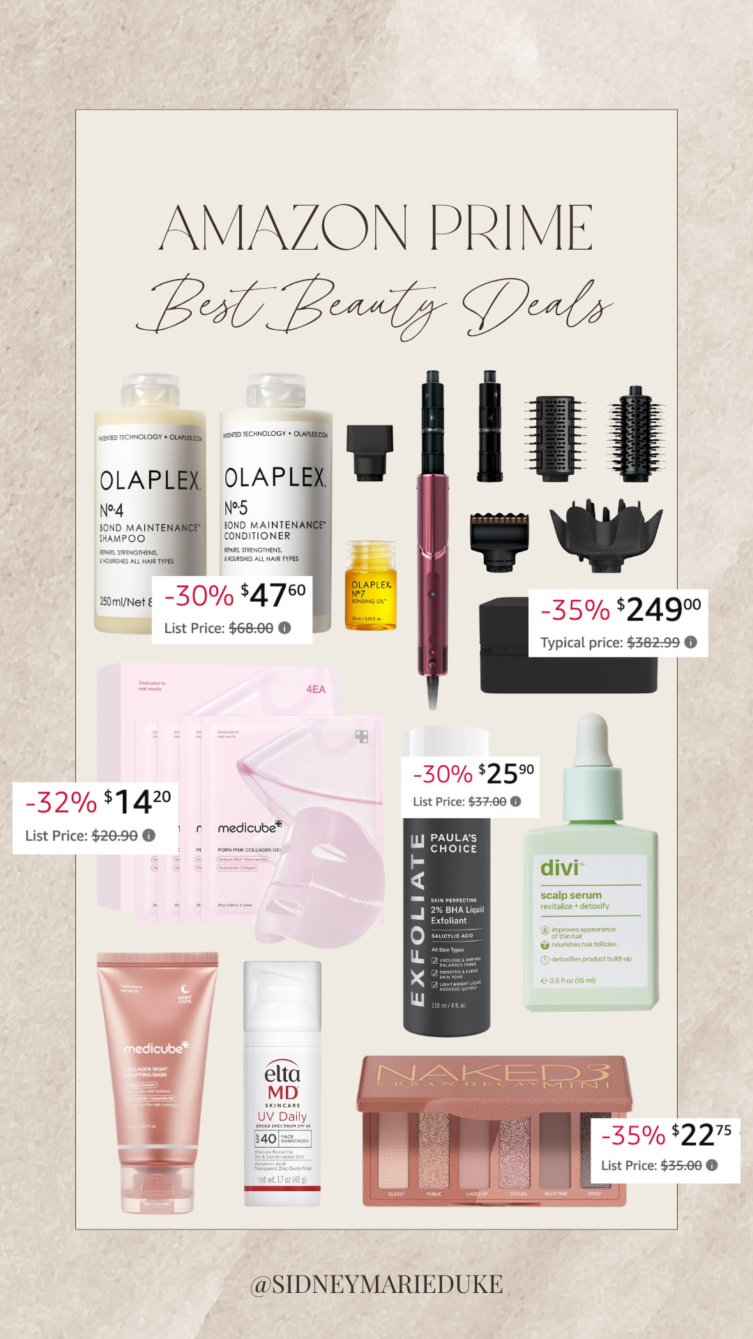 Some of my favorite beauty products are on sale!! Don't miss out on all the Amazon prime deals right now💓





Amazon, prime deals, big deal days, good deals, sale alert, Beauty, hair tools, hair care, skincare, makeup, eyeshadow, spf, face mask, paula's choice, scalp serum, elta md, sidneymarieduke 

 #LTKSaleAlert #LTKBeauty