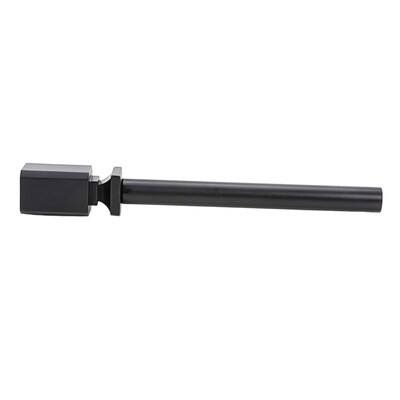allen + roth  36-in To 72-in Matte Black Steel Single Curtain Rod | Lowe's