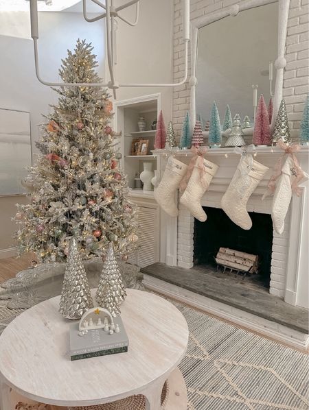 Flocked white Christmas Tree, Holiday home decor, Christmas Decor - my pre-lit tree is 9 feet and only $499. The 7.5 ft is $350. 
This is the best one I've found and it's beautiful.
One flickering light setting if you like the movement - looks like a fireplace flicker.
My quilted monogrammed stockings are the large size.

#fauxtree #christmastree #flockedtree #flocked #christmas #christmasdecor
Flocked tree, white flocked Christmas tree, holiday home, faux tree, artificial Christmas tree, Christmas decorations, king of christmas, snowy tree, green Christmas tree, white Christmas tree, bedroom, home, decor, holiday decor, ornaments, stockings, pastel holiday, white holiday decor, bottle brush trees, pink decor, white Christmas, neutral holiday decor


#LTKHoliday #LTKSeasonal #LTKhome
