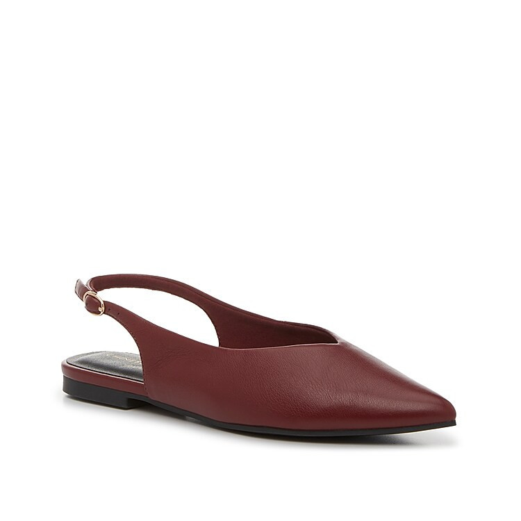 Chinese Laundry Helin Flat | Women's | Maroon | Size 9.5 | Flats | Slingback | DSW