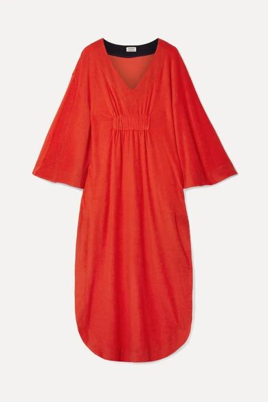 Splendid - Margherita Capri Cotton And Modal-blend Terry Dress - Red | NET-A-PORTER (US)