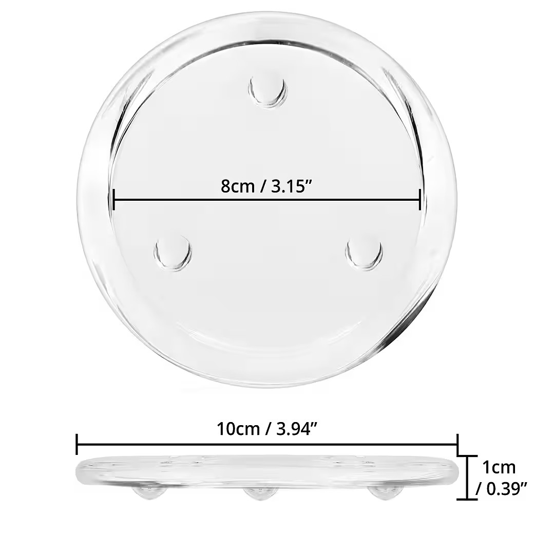 Belle Vous Becheruntersetzer Klare Untersetzer für Kerzengläser (12 Stück), 12-tlg. | OTTO (DE)