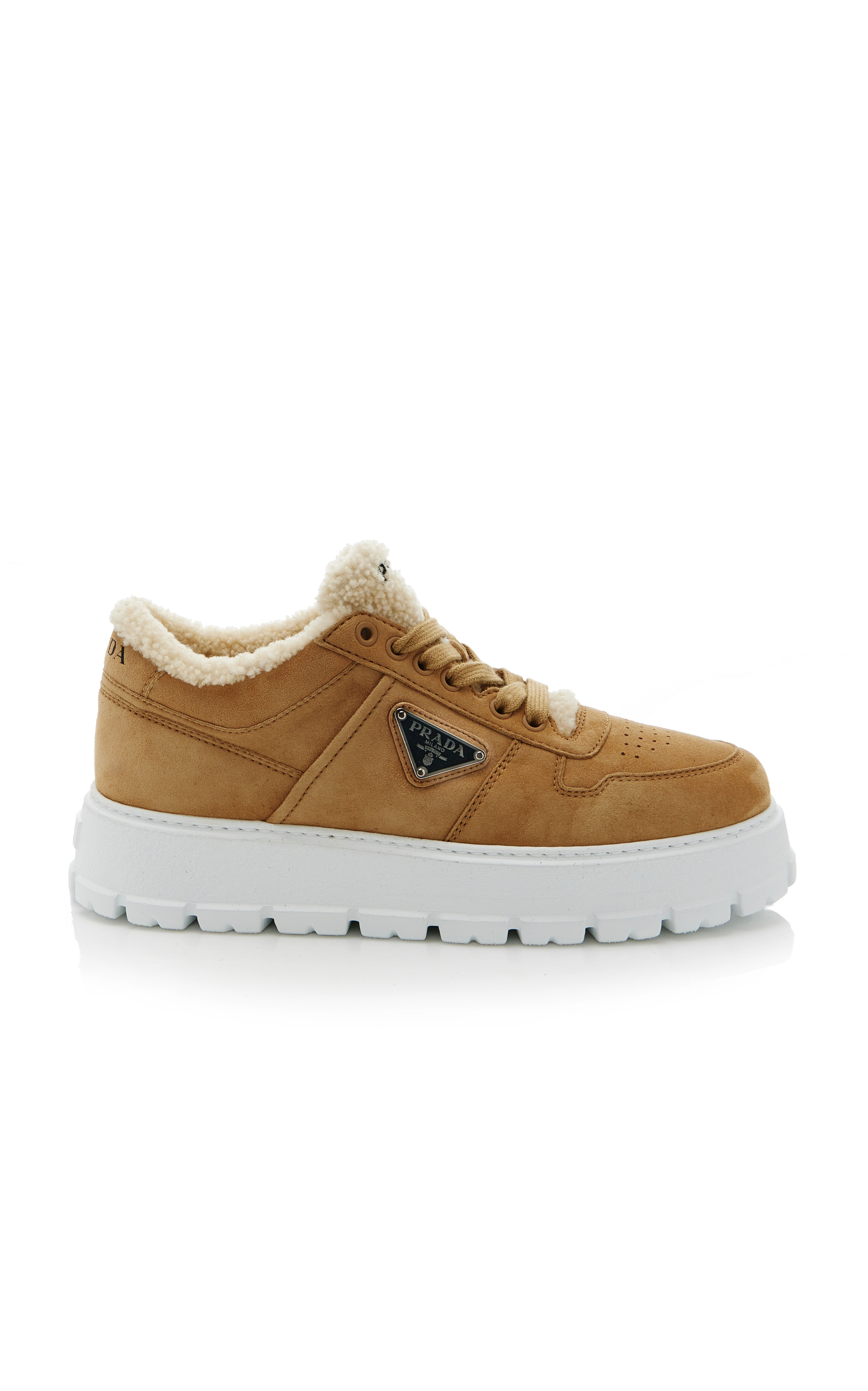 Shearling Platform Sneakers | Moda Operandi (Global)