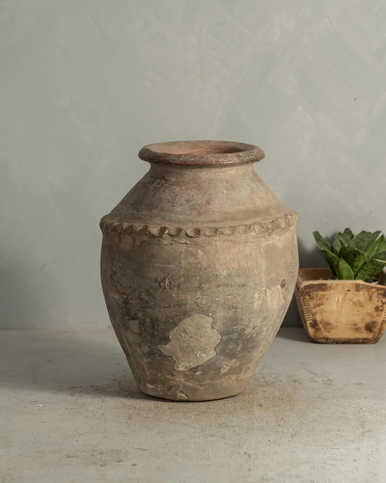 Vintage Antique Turkish Amphora Vase / Vessel {T4} (free Shipping) - Etsy | Etsy (US)