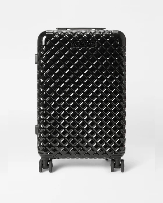 Black Lacquer International Carry-On Luggage | MZ Wallace
