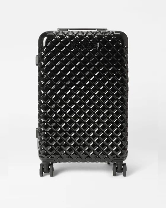 Black Lacquer International Carry-On Luggage | MZ Wallace