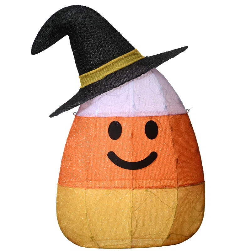 Candy Corn Witch Lighted Display | Wayfair North America