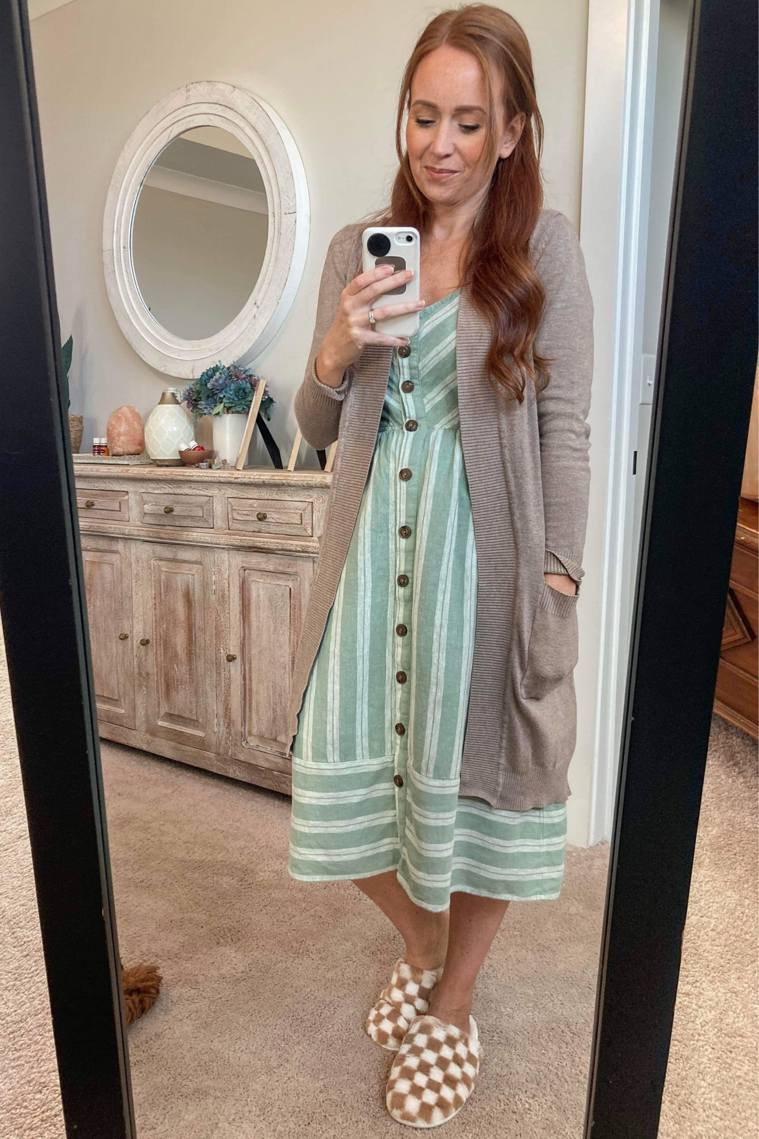 Fall is for dresses with sweaters and slippers because we’re officially freezing in the morning, and sweating in the afternoon. Fall is made for layers.

#LTKSeasonal #LTKstyletip #LTKfindsunder50