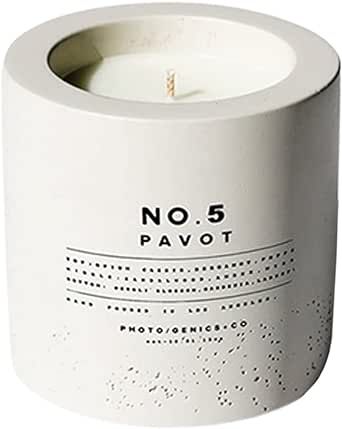 Amazon.com: The Conservatory, Photogenics + Co No. 5 Pavot Concrete Candle | Amazon (US)