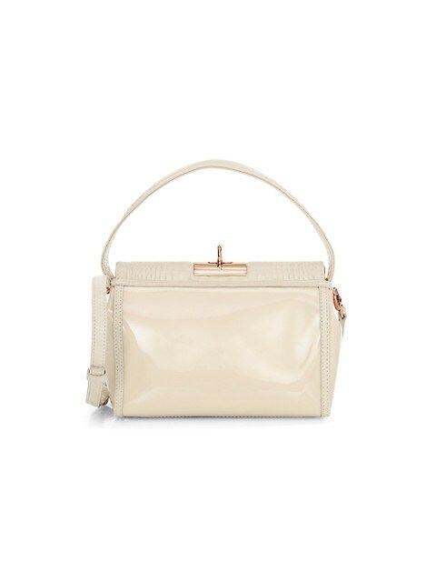 Water Leather-Trimmed PVC Crossbody Bag | Saks Fifth Avenue