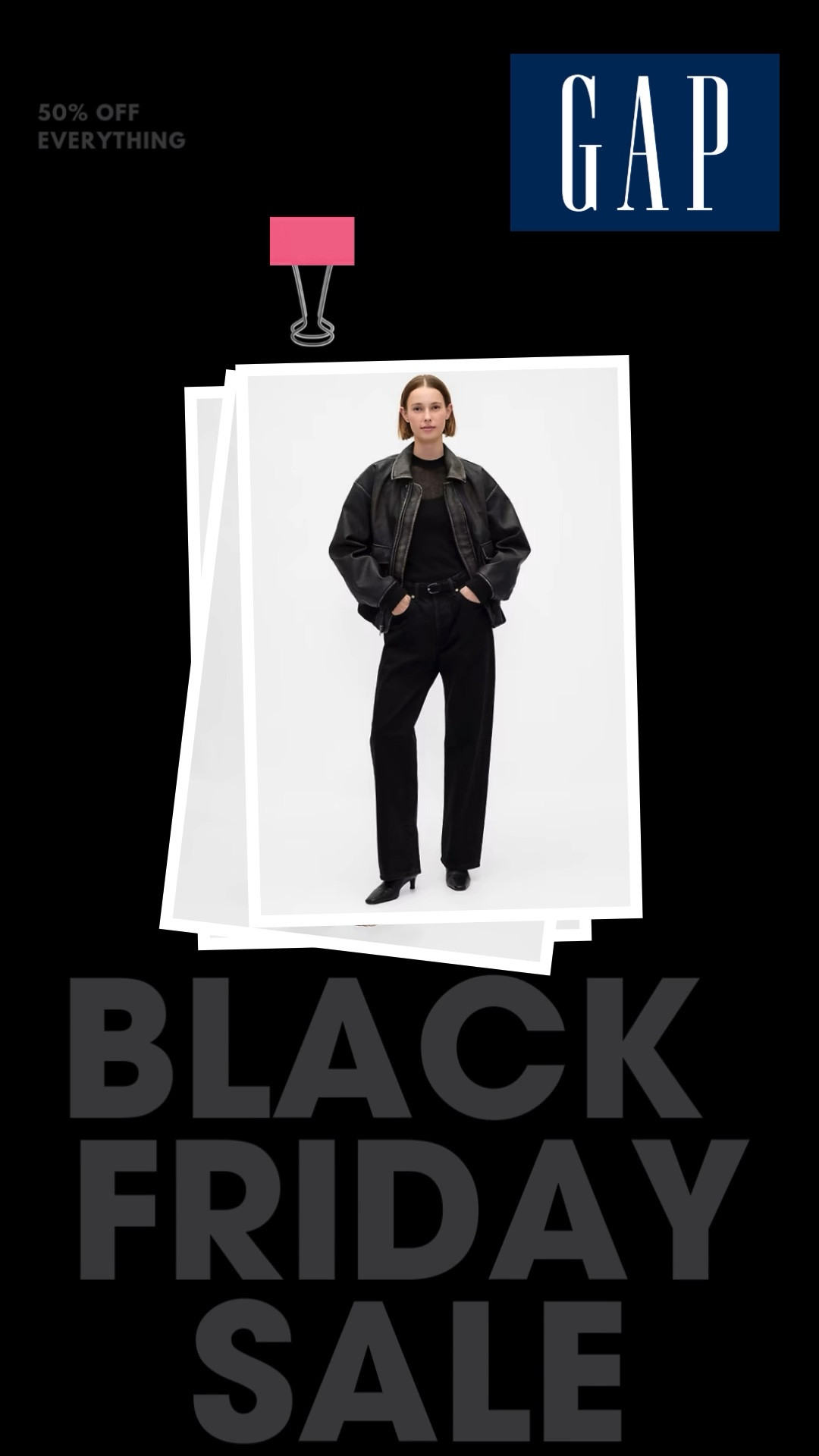 GAP Black Friday Sale 50% off sitewide 

#LTKCyberWeek #LTKHoliday #LTKSaleAlert