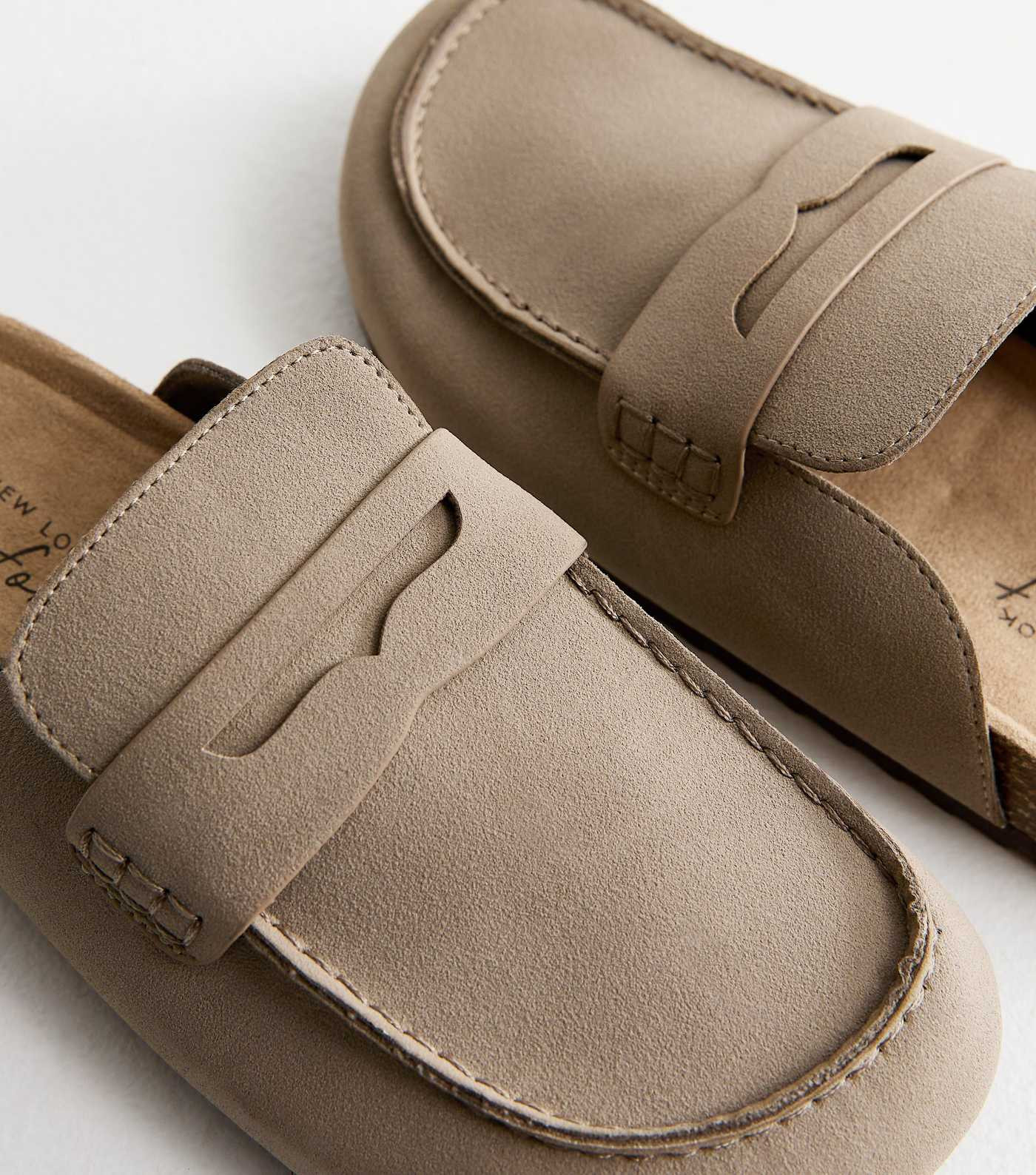 Camel Faux Suede Flat Loafer Mules | New Look | New Look (UK)
