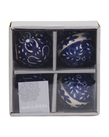 Set Of 4 Ceramic Ornaments | TJ Maxx