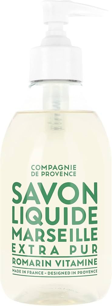 Compagnie de Provence Savon de Marseille Extra Pure Liquid Soap - Revitalizing Rosemary - 10 Fl O... | Amazon (US)