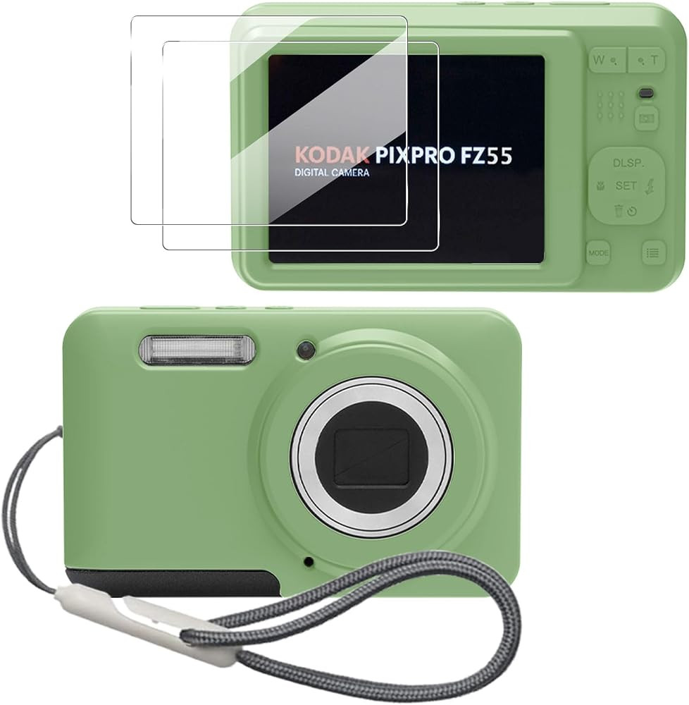 Case for Kodak PIXPRO FZ55,FZ55 accessories,Soft Silicone Protective Case,Comes with 2 Screen Pro... | Amazon (US)