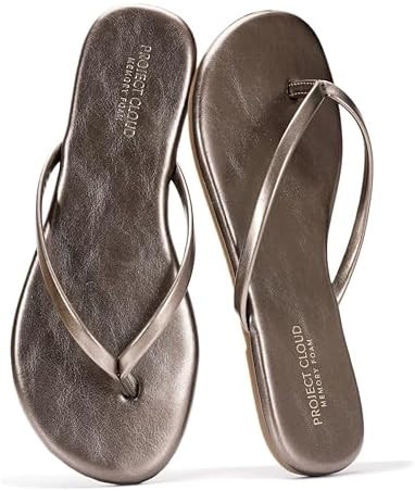 Project Cloud Flip Flops for Women Memory Foam Flats Sandals (Foundations) | Lightweight; Memory ... | Amazon (US)