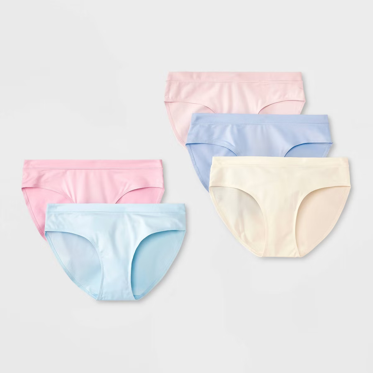 Girls' 5pk Bikini Underwear - art class™ Pink | Target