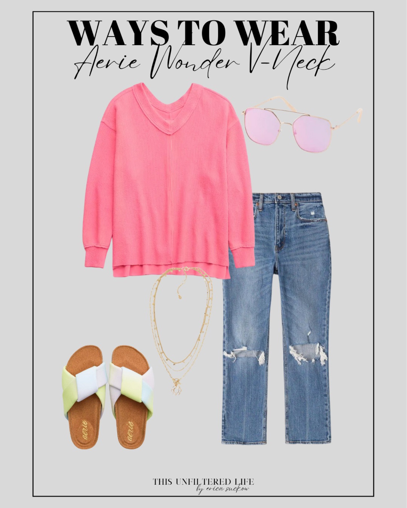 Aerie Wonder V-Neck - Spring Style - Casual Look - Comfy Look #AerieStyle #AerieWonderVneck


#LTKFind #LTKstyletip #LTKcurves