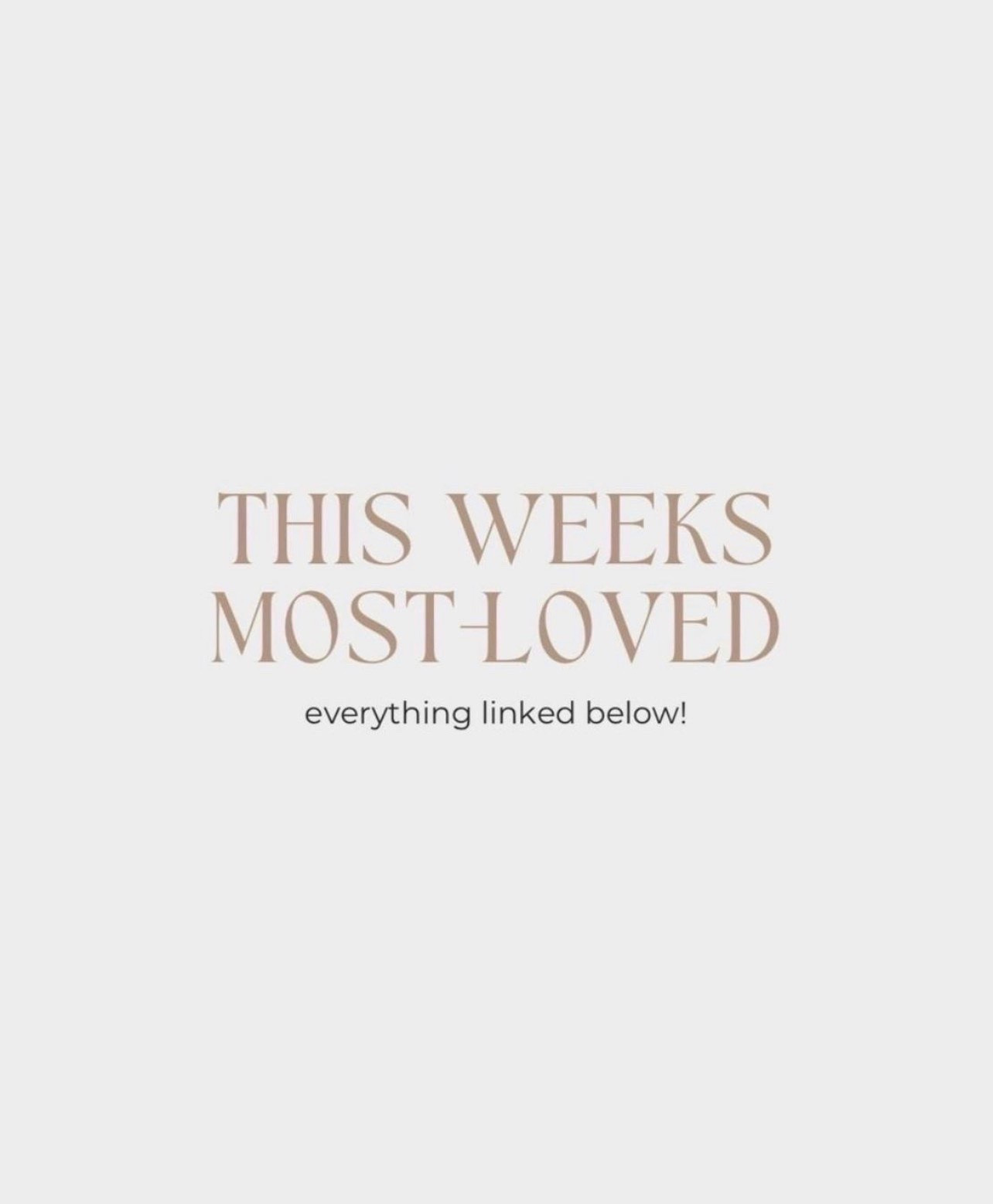 This week’s most loved! 🤎Linking all of the best sellers in one place!

#LTKSeasonal #LTKmomlife