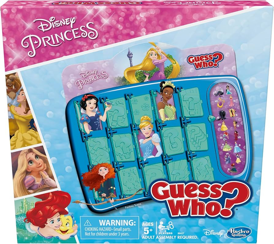 Hasbro Gaming Guess Who? Disney Princess Edition Kids Board Game, Fun Game for Families and Kids ... | Amazon (US)