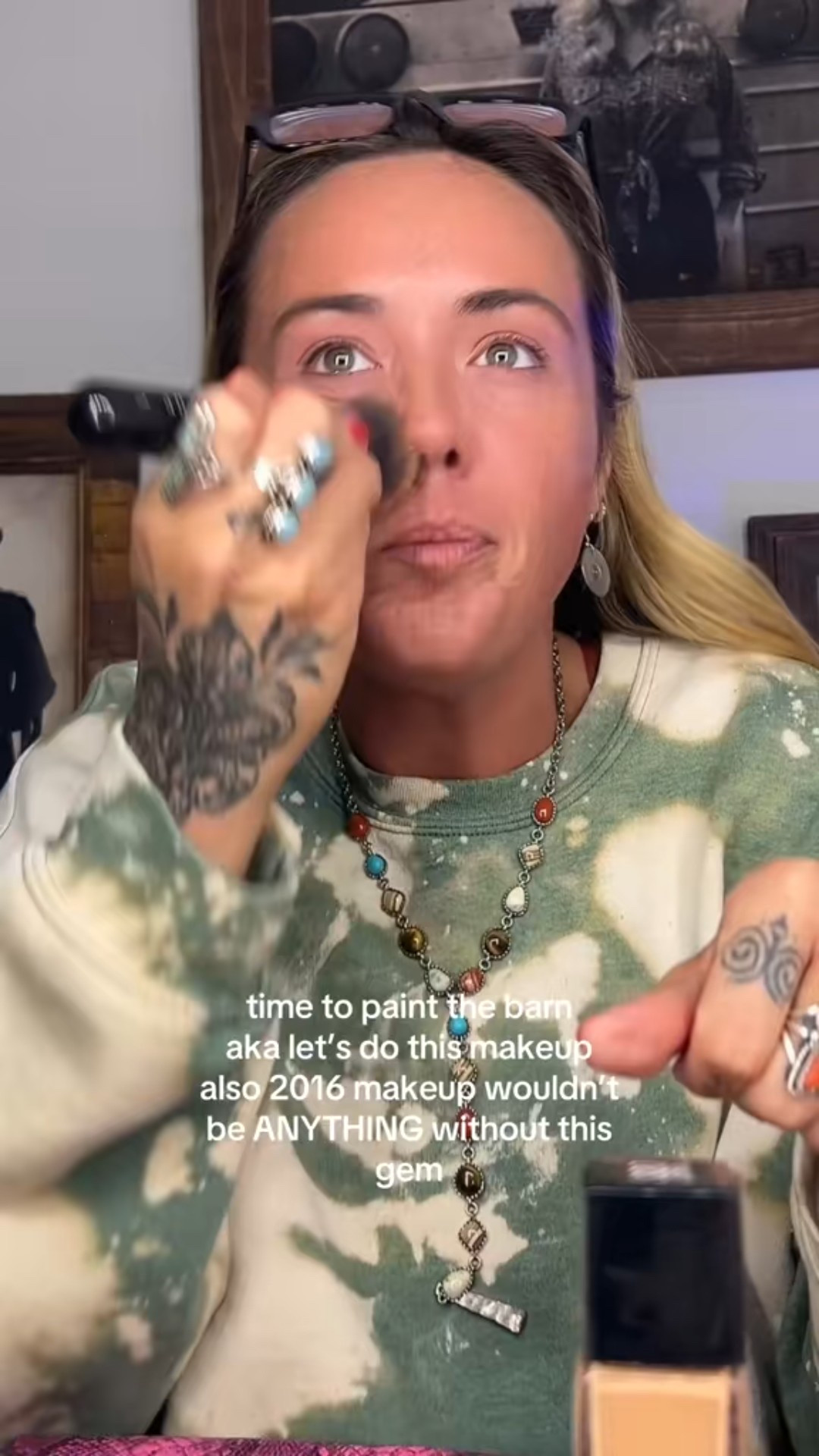 that concealer is running on E 😂

#LTKvlog #LTKBeauty #LTKselfcare