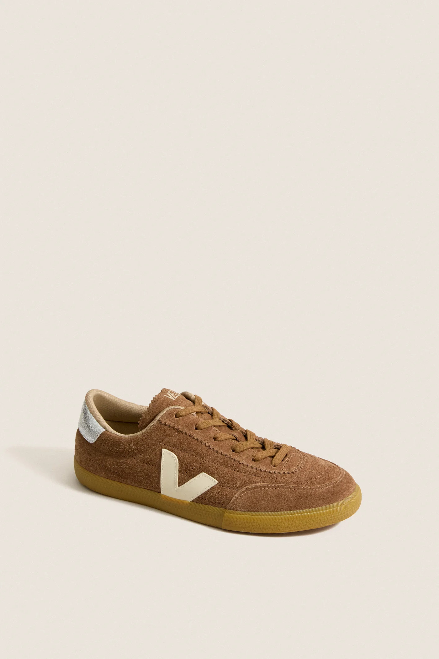 Brown Pierre Silver Suede Paneka Sneakers | Tuckernuck (US)