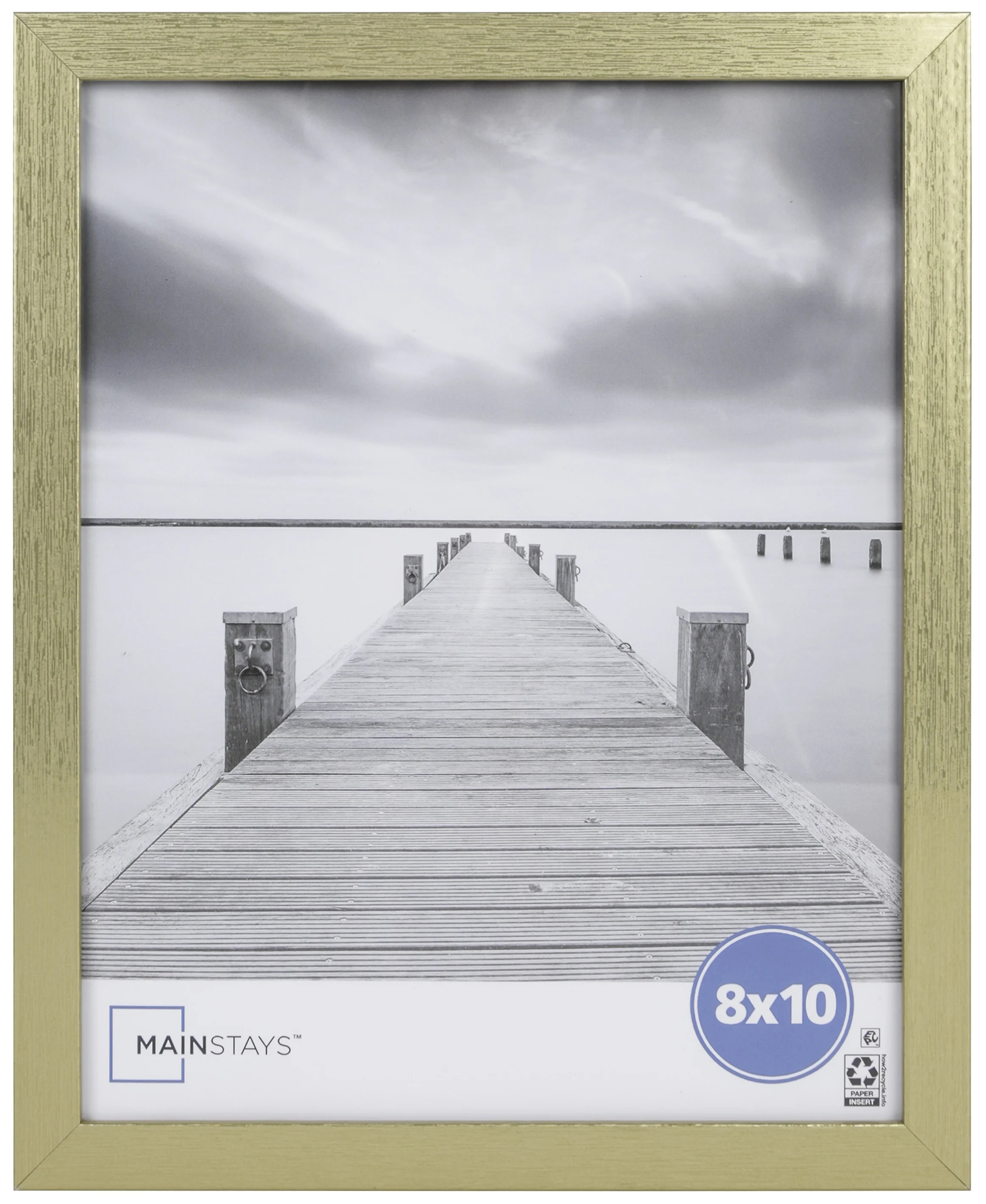Mainstays 8x10 Linear Gold Gallery Picture Frame | Walmart (US)