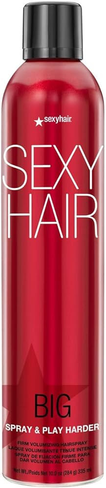 SexyHair Big Spray & Play Harder Firm Volumizing Hairspray | All Day Hold and Shine | Up to 72 Ho... | Amazon (US)