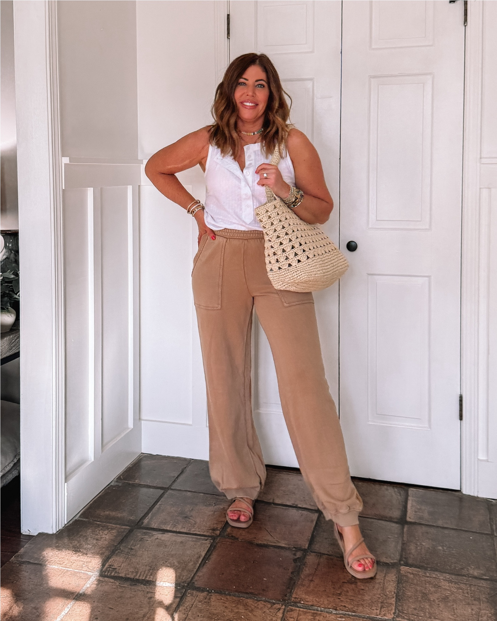 Casual @Aerie  outfits👌🏼

I’m wearing a medium in all of the tops/T-shirts and I sized down to a small long in the bottoms

Spring fashion 2026, travel outfits, casual style, jogger, vacation outfits beach

#LTKOver40 #LTKSaleAlert #LTKxAerie