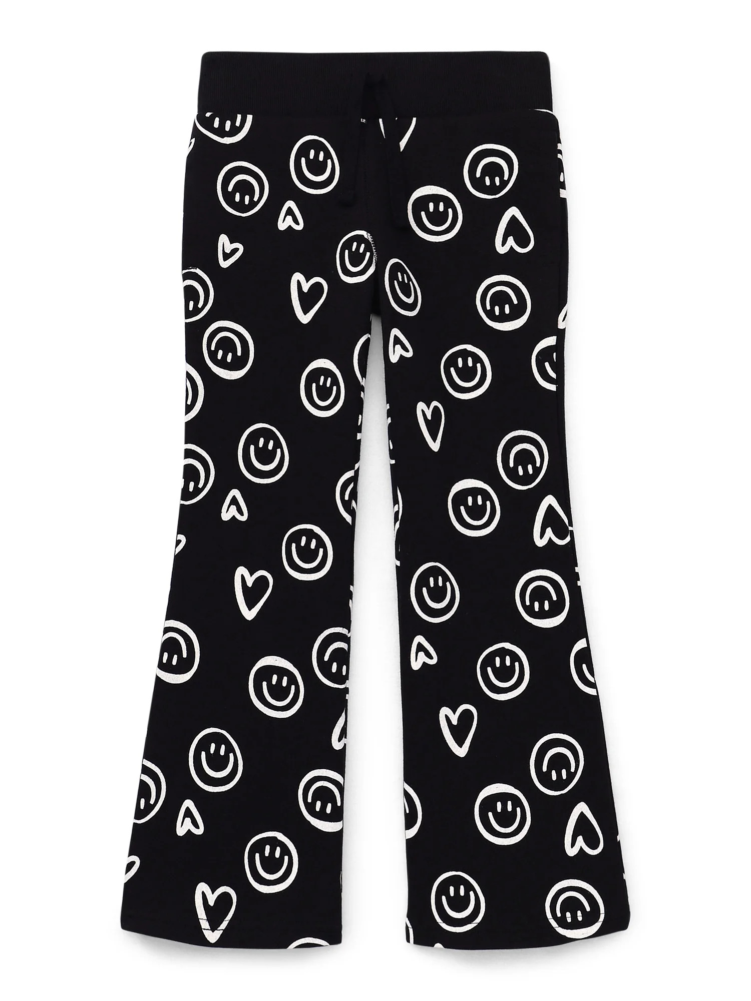 Wonder Nation Girls Fleece Flare Pant, Sizes 4-18 & Plus | Walmart (US)