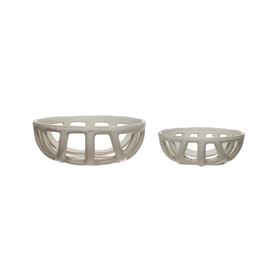 Stoneware Basket Set | Well Worn Interiors