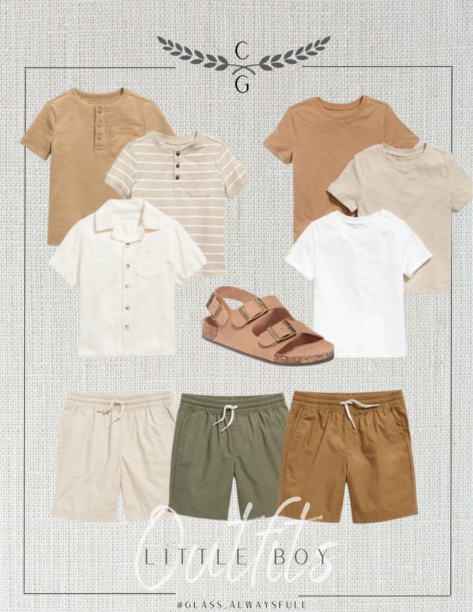 Little boy outfit, toddler boy outfit, little boy spring, little boy Easter, boy shorts, toddler boy shorts, kids neutral outfit, little boy Easter outfit, kids summer clothes, kids spring clothes, khaki shorts, kids sandals, toddler boy sandals. Callie Glass @glass_alwaysfull 

#LTKbaby #LTKkids #LTKSeasonal