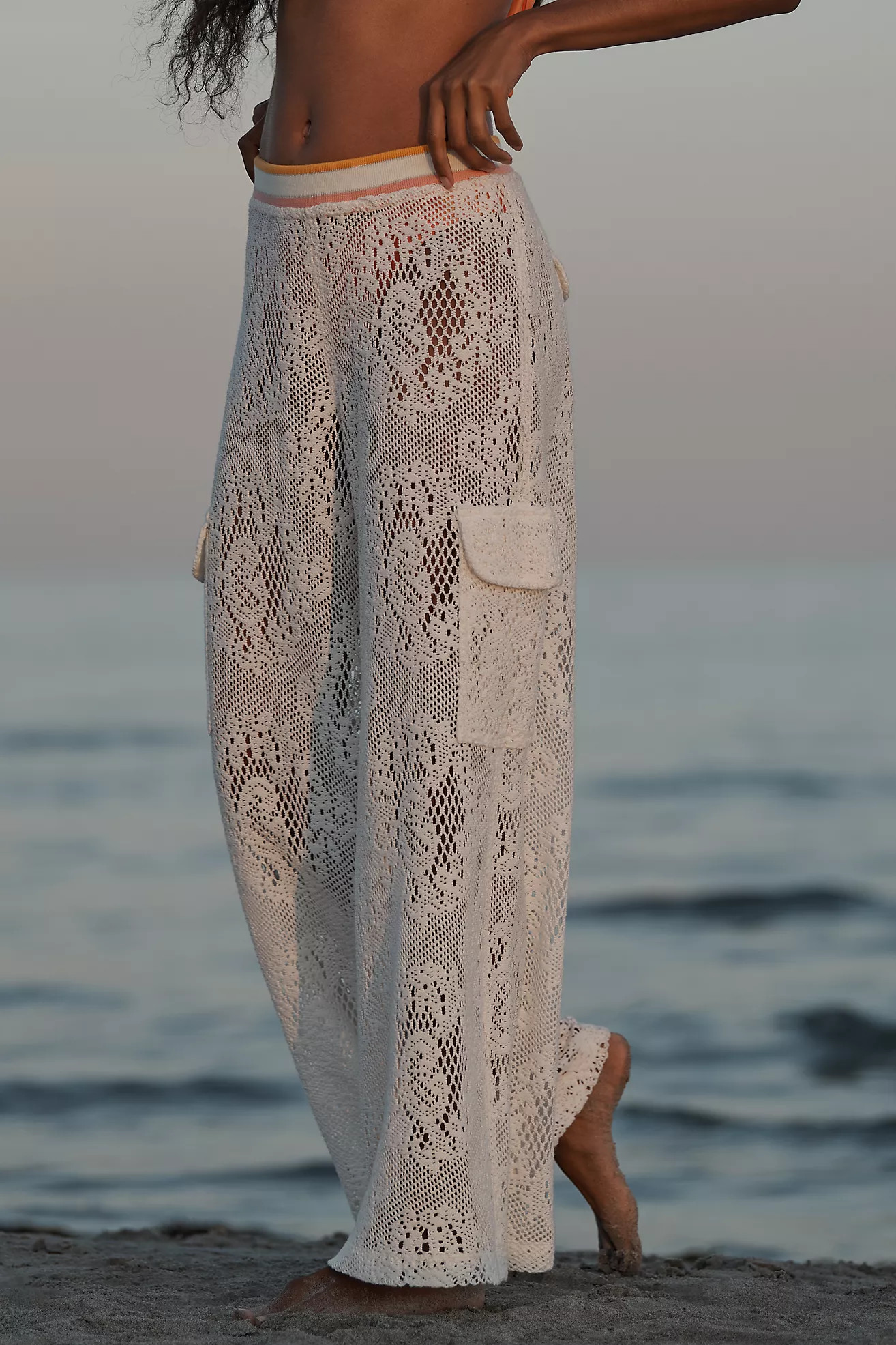 Maaji Crochet Pull-On Pants | Anthropologie (US)