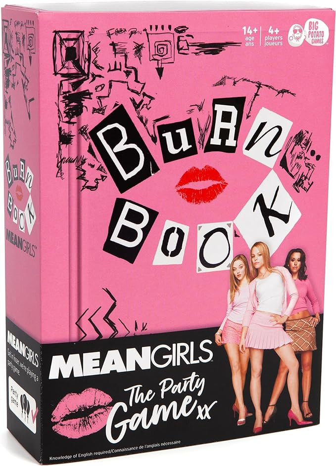 Mean Girls Burn Book Party Card Game Family Board Game Based on The Comedy Movie, for Adults and ... | Amazon (US)