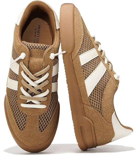 Project Cloud Casual Sneakers for Women - Memory Foam Insoles Lace-Up Womens Shoes and Lightweigh... | Amazon (US)