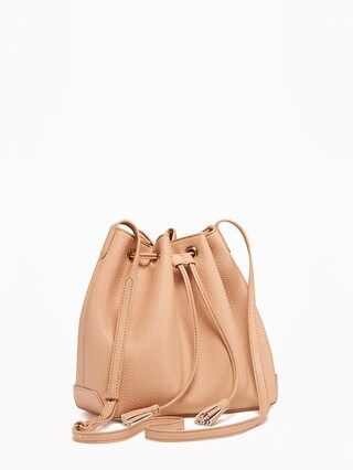 Faux-Leather Bucket Bag for Women | Old Navy US