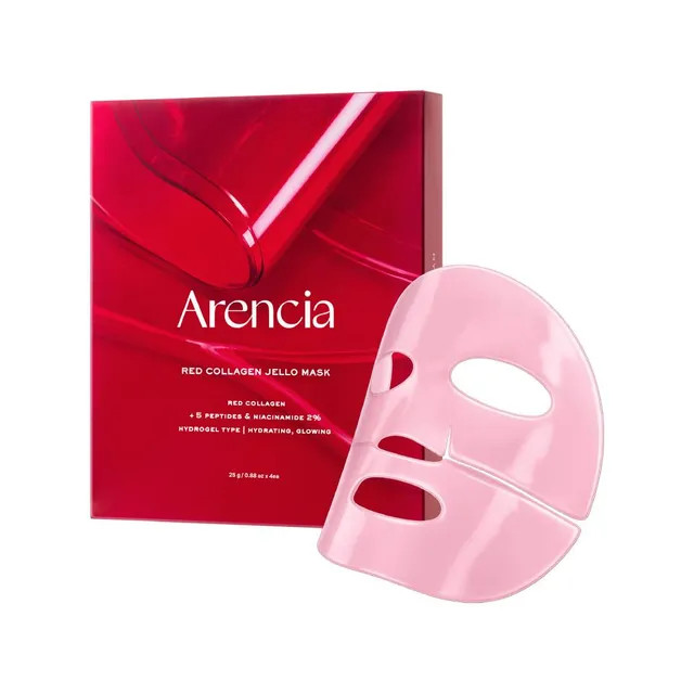 Arencia - Red Collagen Jello Mask Set 25g x 4 sheets | YesStyle.com