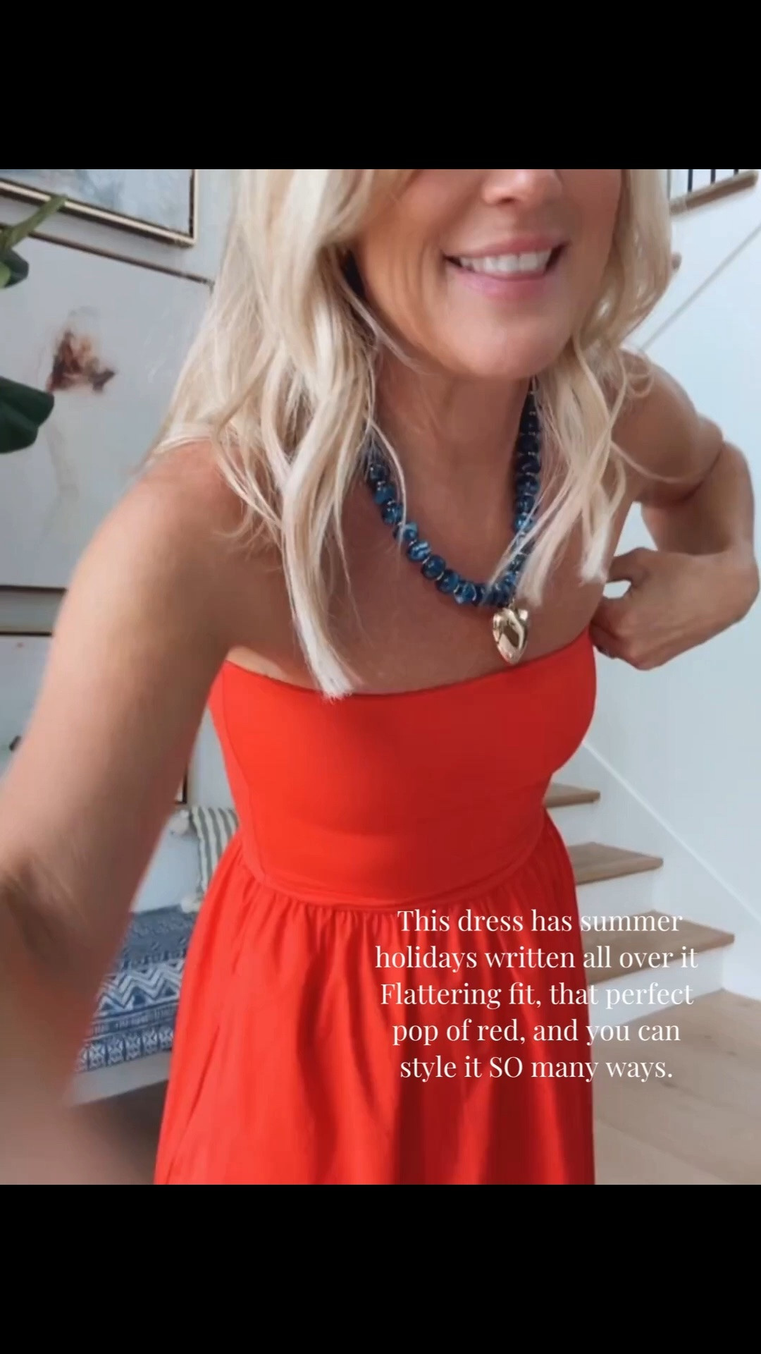 April Top Seller | Red Strapless Dress