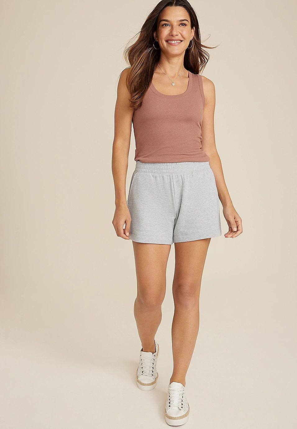 Club Fleece High Rise 4in Short | Maurices