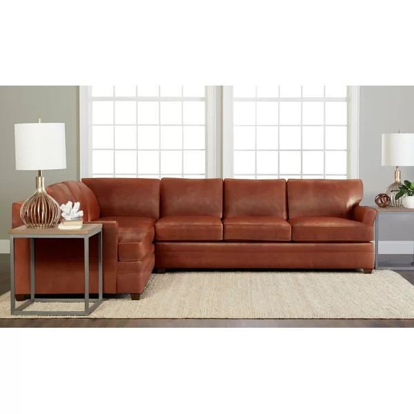 Jakob 2 - Piece Leather Sectional | Wayfair North America