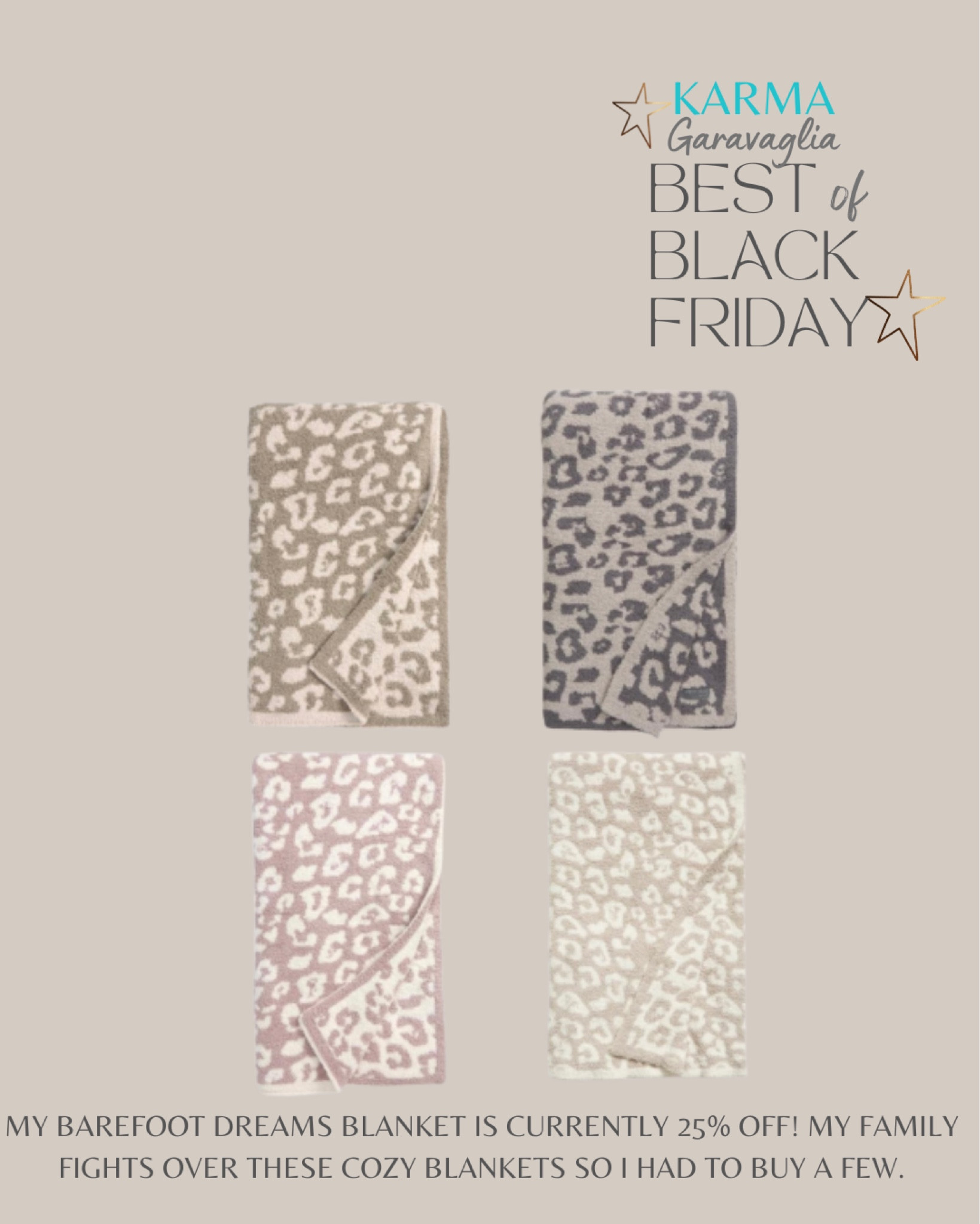 Barefoot Dreams blanket, leopard blanket, cozy blanket, Black Friday Sale, Cyber Monday Sale, Nordstrom Sale, Best of Black Friday Deals, we have a few of these cozy leopard blankets in our family, my kids fight over them lol! Would make a great gift, gift idea, #giftguide #christmas #barefootdreams #giftsforhome 

Follow me @karmagaravaglia for more fashion finds, beauty faves, lifestyle, home decor, sales and more! So glad you’re here!! XO!!

#LTKCyberweek #LTKGiftGuide #LTKHoliday
