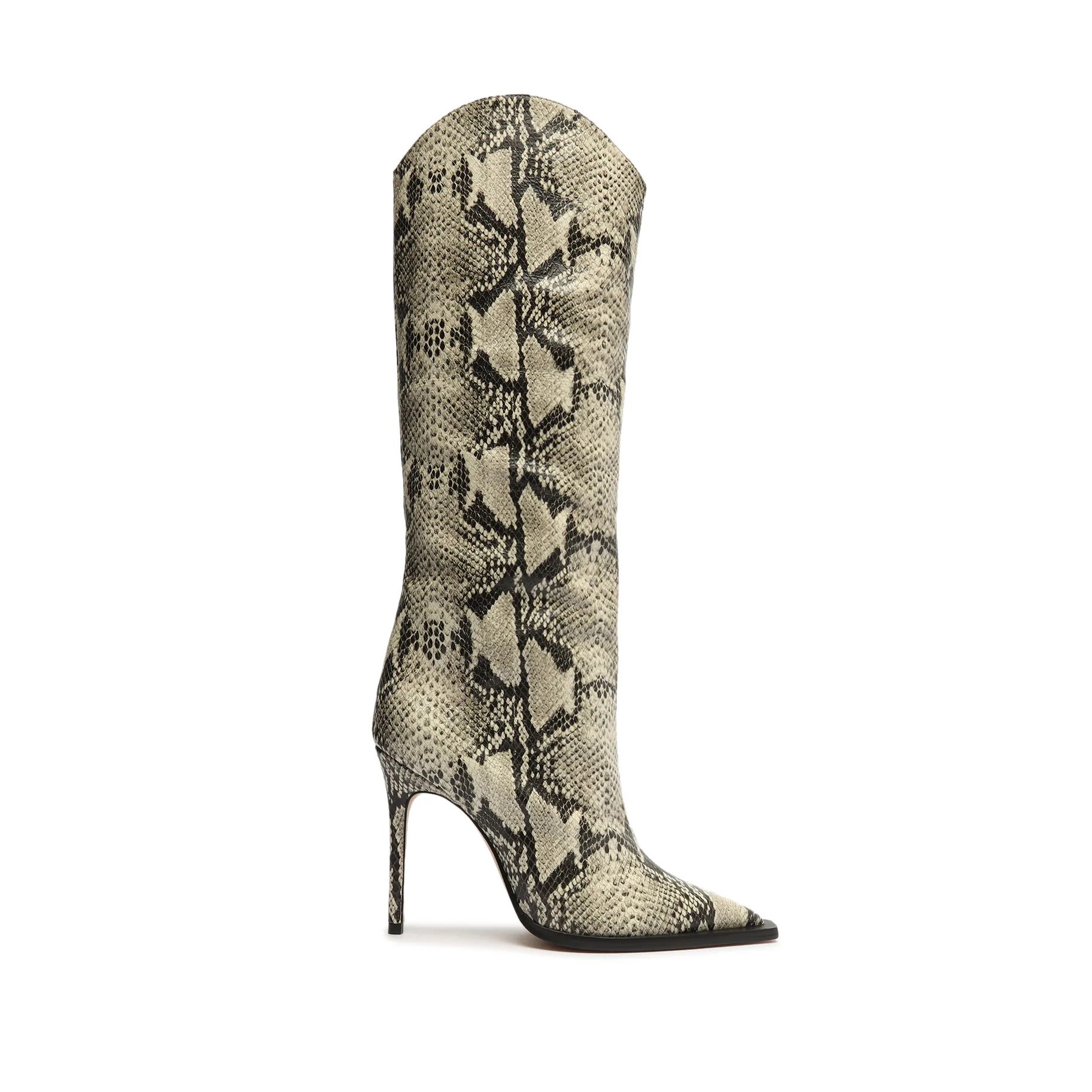 Maryana Welt Snake-Embossed Leather Boot | Schutz Shoes (US)