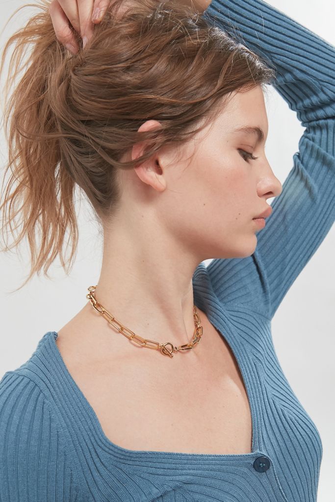 Jadyn Toggle Chain Necklace | Urban Outfitters (US and RoW)