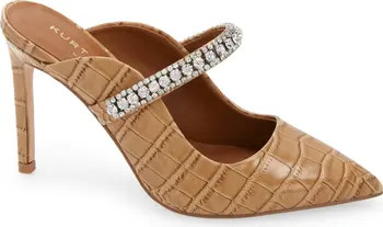 Duke Crystal Strap Pointed Toe Mule | Nordstrom