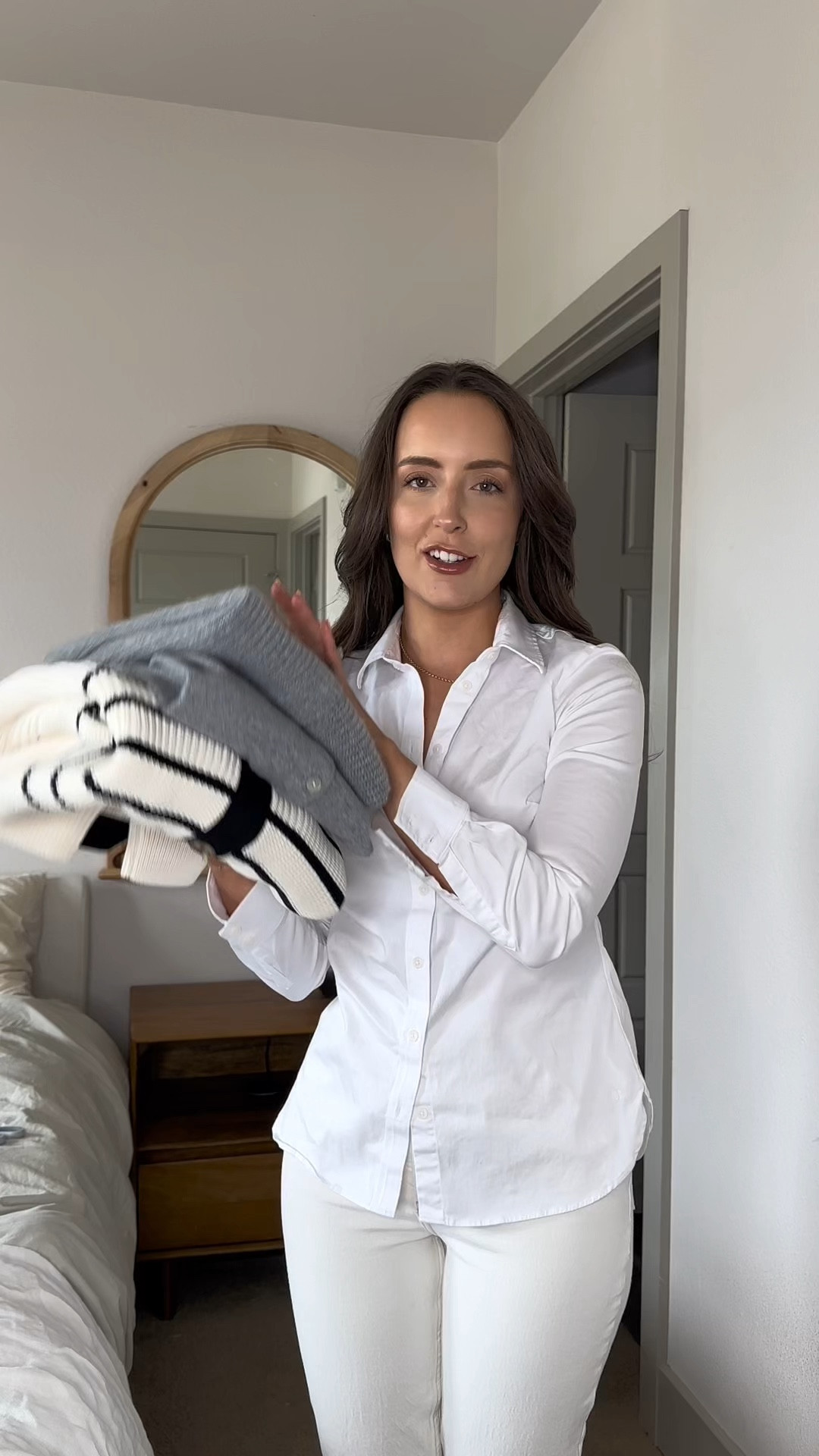 Try on my fall sweaters with me🍂☕️

Head to my IG post to get a 10% off discount code for your first purchase at Quince! 

1. Mongolian Cashmere Fisherman Sweater Vest
2. 100% Organic Cotton Fisherman Boxy Cropped Sweater 
3. Mongolian Cashmere Cardigan Sweater

Fall sweaters, fall outfit ideas, sweater weather, Quince try on haul, #quincepartner #fallsweaters #falloutfitideas 